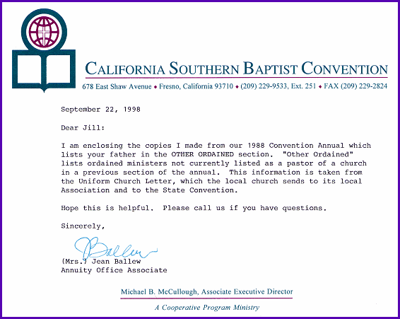 Ordination - Walter Martin